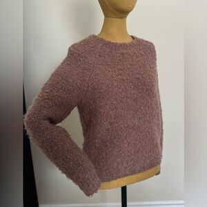 ARITZIA WILFRED FREE Brown Mohair/Wool Sweater (XXS)